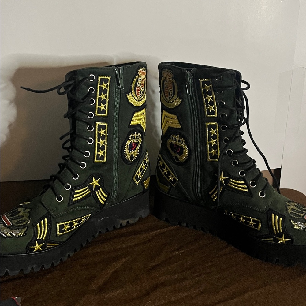 😄Handmade Havana Last Jeffery Campbell 38 boots - Picture 4 of 10